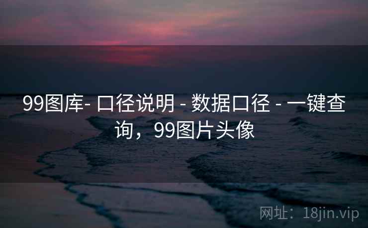 99图库- 口径说明 - 数据口径 一键查询，99图片头像  第1张